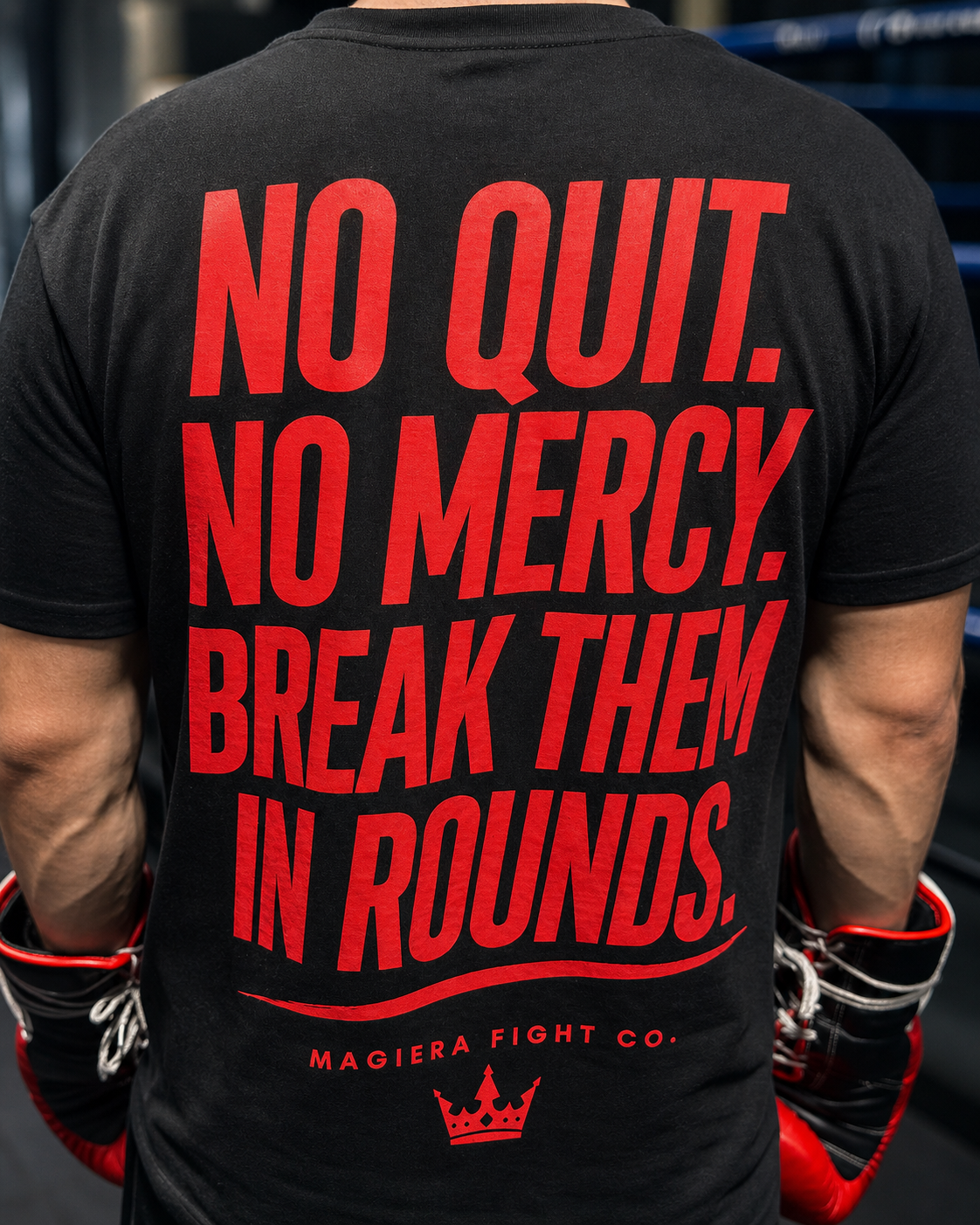 MAGIERA “NO QUIT / NO MERCY” OVERSIZED T-SHIRT